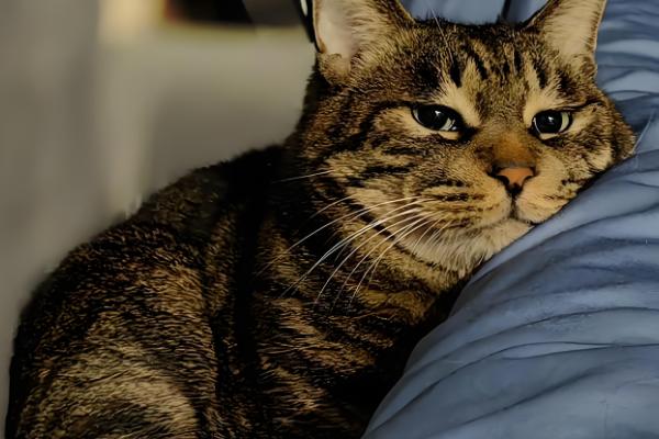 如何根据猫咪呕吐物区分病因,毛球会引起液体呕吐物