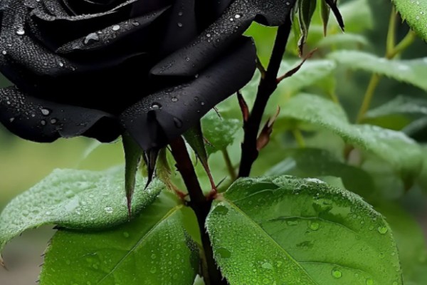 黑玫瑰的简介,其实是一种月季