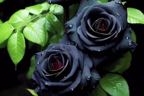 黑玫瑰的简介,其实是一种月季