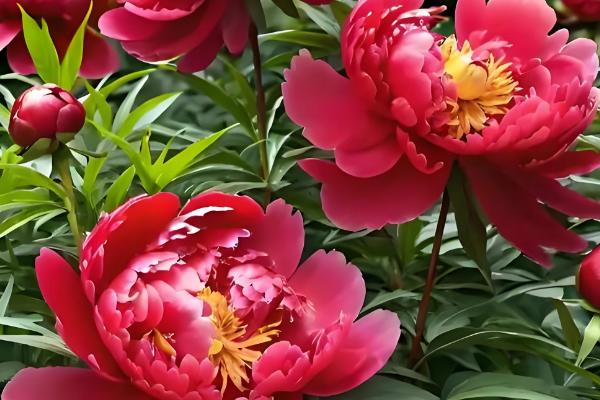芍药花的开放时间,集中在4-6月份