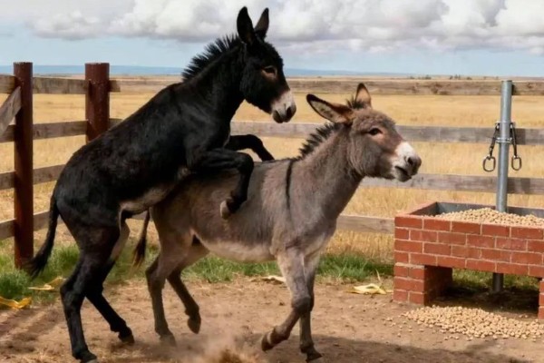 驴的配种方法,以自由交配、人工授精为主