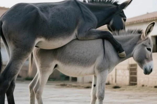 驴的配种方法,以自由交配、人工授精为主