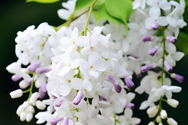三瓣丁香花的寓意，寓意幸运、好运等