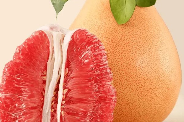 柚子有哪几种颜色，有黄心柚也有红心柚