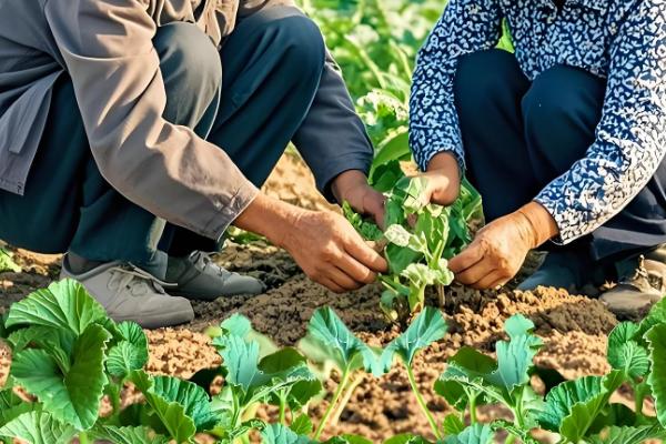 如何种植羊角蜜甜瓜,按照4厘米的株距播种