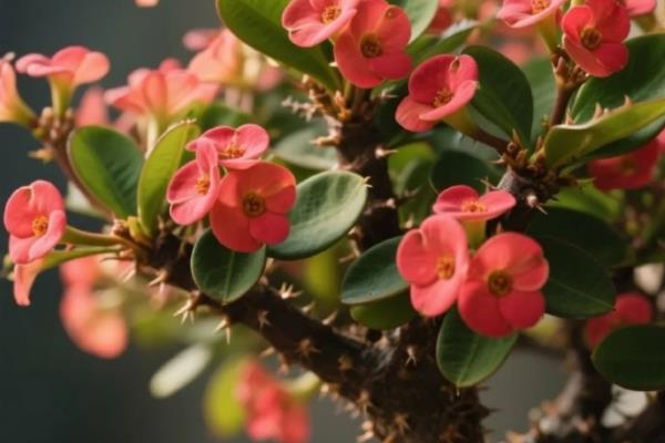 虎刺梅的花期，一年四季均可开花